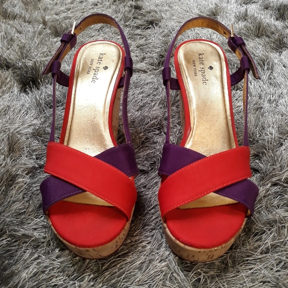 Kate Spade "Penny" Wedge Platform Sandal - Picture 4 of 7